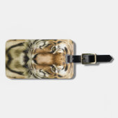 タイガークローズアップカスタムラゲージタグ ラゲッジタグ (正面横)