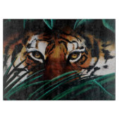 タイガーグリーンジャングル葉 カッティングボード (正面)