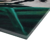 タイガーグリーンジャングル葉 カッティングボード (角)