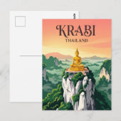 タイガーケーブテンプル タイ ポストカード (正面/裏面)