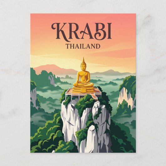 タイガーケーブテンプル タイ ポストカード (正面)