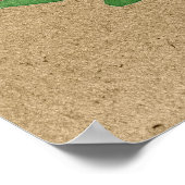 タイガーサファリの保育園プリント ポスター (角)