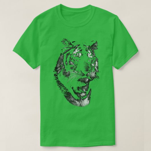 タイガーシャツ Tシャツ (デザイン正面)