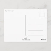 タイガーシャーク001カルテポストエールタイガーシャーク ポストカード (裏面)