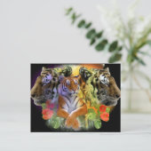 タイガーシンメトリ動物園 ポストカード (スタンド正面)