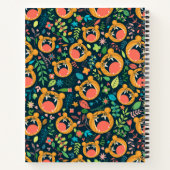 タイガージャングルを聞パーソナライズされたく ノートブック (裏面)