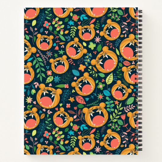 タイガージャングルを聞パーソナライズされたく ノートブック (裏面)