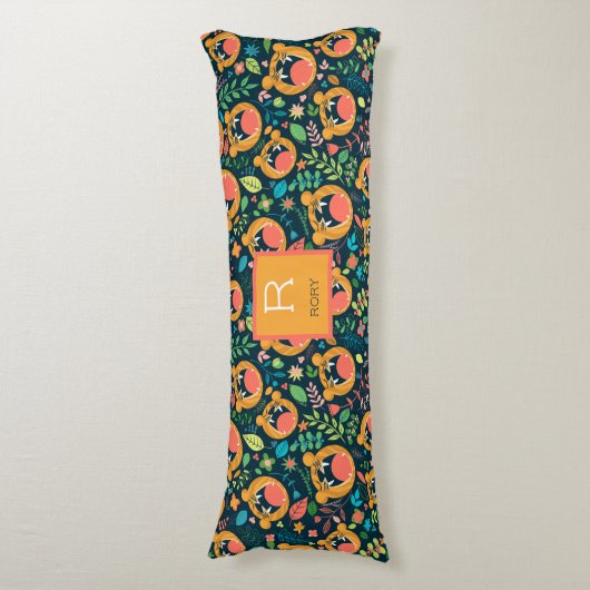 タイガージャングルを聞パーソナライズされたく ボディピロー (正面縦)