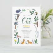 タイガージャングルガール |動物 |最初の誕生日 招待状 (スタンド正面)