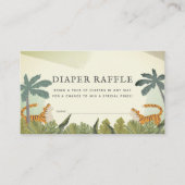 タイガージャングルサファリオムツラッフルチケット エンクロージャーカード (正面)