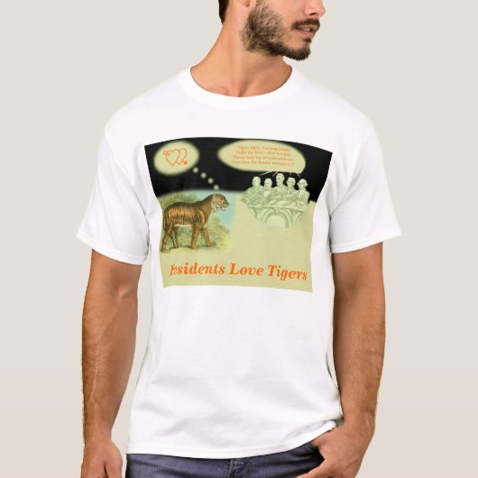 タイガースが大好き Tシャツ (正面)