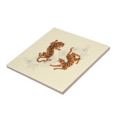 タイガースとさくらんぼ タイル (側面)