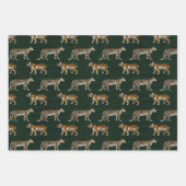 タイガースとヒョウon Green ラッピングペーパーシート (正面3)