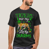 タイガースは私の幸運なチャームタイガーSt patricks day Tシャツ (正面)