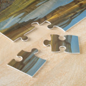 タイガースイミング大きな猫アクリル絵を描ズ ジグソーパズル (側面)