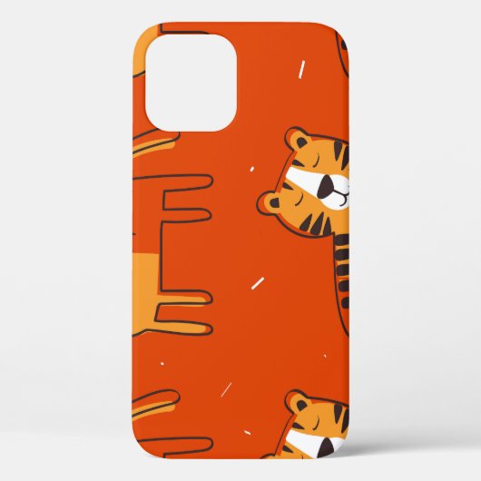 タイガースカラフル手引きデコール Case-Mate iPhoneケース (裏面)