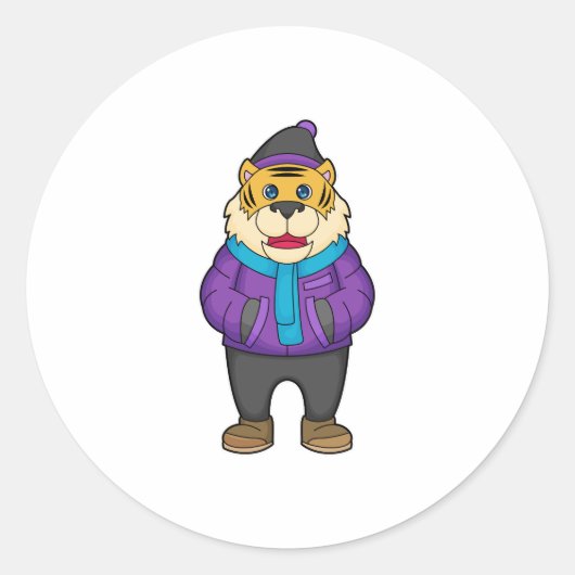 タイガースカーフビーニー ラウンドシール (正面)