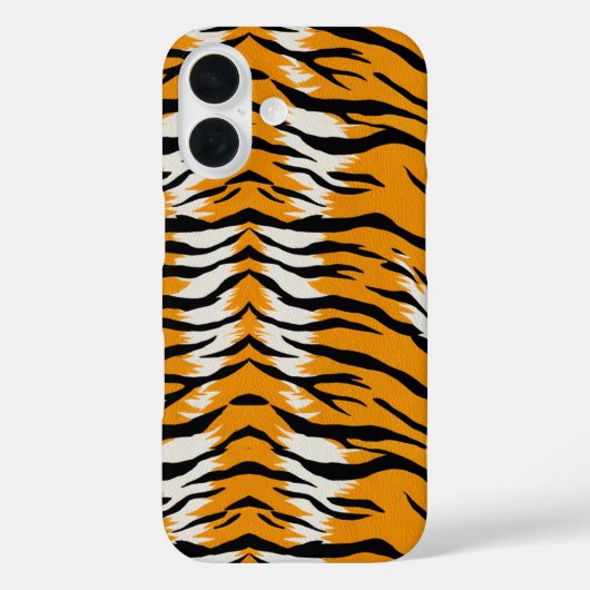 タイガースキンアニマルプリントパターンデザイン Case-Mate iPhoneケース (裏面)