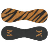 タイガースキンストライプのファーカスタムモノグラムの ソフトボール (パネル)