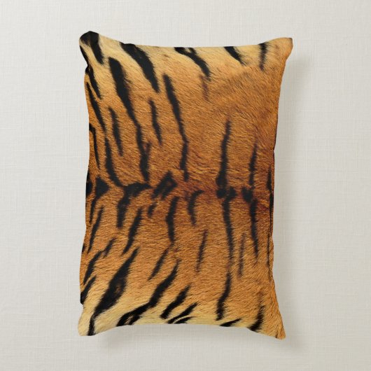タイガースキンプリントアクセント枕 アクセントクッション (裏面(縦))