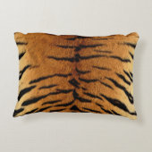タイガースキンプリントアクセント枕 アクセントクッション (裏面)