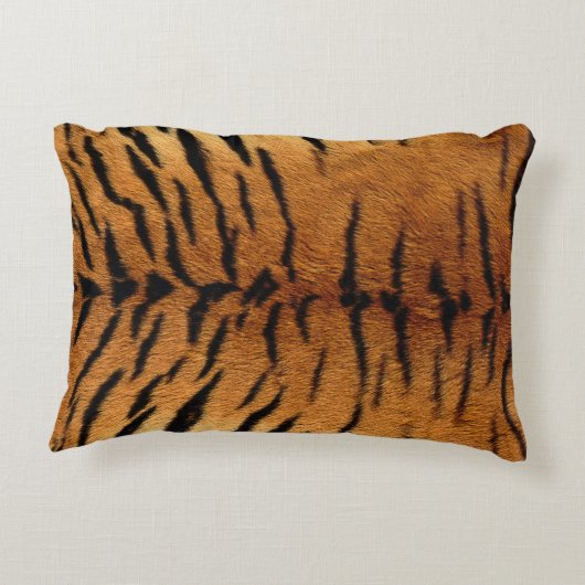 タイガースキンプリントアクセント枕 アクセントクッション (裏面)