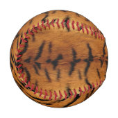 タイガースキンプリント 野球ボール (正面左)