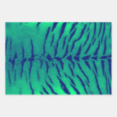 タイガースキンプリント(3色) ラッピングペーパーシート (正面3)