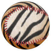 タイガースキンリアルアニマルプリント偽獣皮 ソフトボール (正面左)