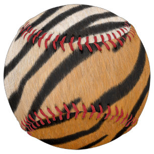 タイガースキンリアルアニマルプリント偽獣皮 ソフトボール