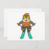 タイガースキーヤースキー ポストカード (正面/裏面)