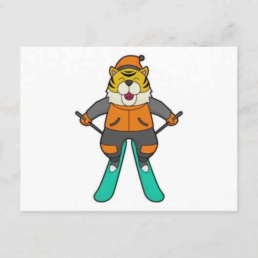 タイガースキーヤースキー ポストカード (正面)