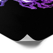 タイガースケッチ（白3） ポスター (角)