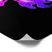 タイガースケッチ（黄色2） ポスター (角)