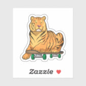 タイガースケータースケートボード シール (シート)