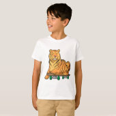 タイガースケータースケートボード Tシャツ (正面フル)