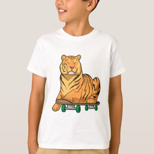 タイガースケータースケートボード Tシャツ (正面)