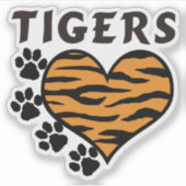 タイガースチーム シール (正面)