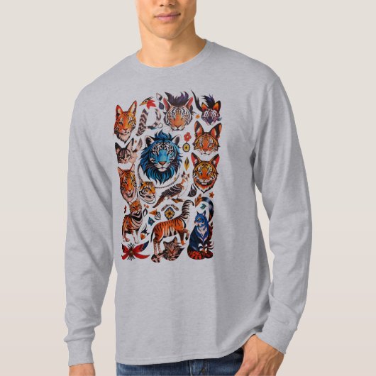 タイガーステッカー2023 Tシャツ (正面)