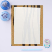 タイガーストライプのパターン チラシ (シングル)