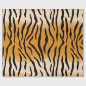 タイガーストライプのパターン ラッピングペーパー (フラット)