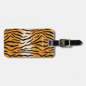 タイガーストライプのパターンThunder_Cove ラゲッジタグ (正面横)