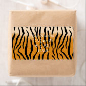 タイガーストライプのパターンThunder_Cove ラベル (インサイチュ)