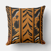 タイガーストライプアニマルプリント クッション (裏面)