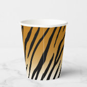 タイガーストライプズエキゾチックアニマルプリント 紙コップ (右)