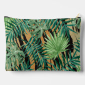 タイガーストライプズジャングルカモフラージュパーソナライズされた アクセサリーポーチ (裏面)