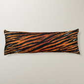タイガーストライプズ野生動物パターン ボディピロー (裏面)