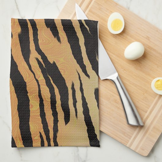 タイガーストライプズ キッチンタオル (四つ折り)