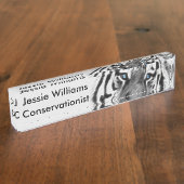 タイガーストライプズ デスクネームプレート (側面)