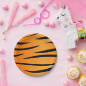 タイガーストライプズ ペーパープレート (パーティー)